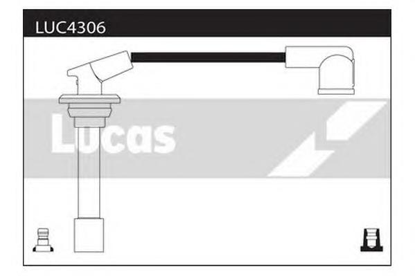 LUC4306 Lucas fios de alta voltagem, kit