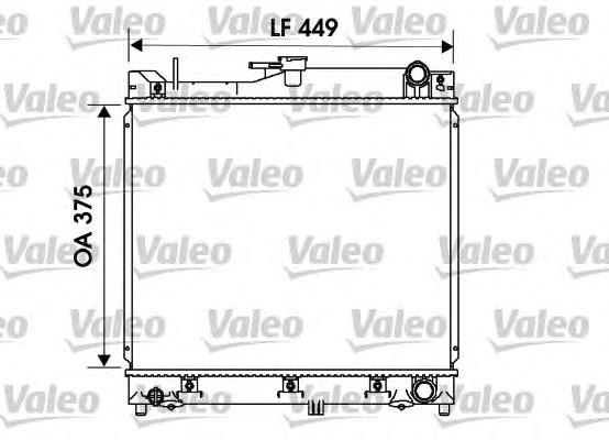 734170 VALEO Радиатор основной