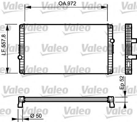 Radiador de esfriamento de motor CR1920000P Mahle Original