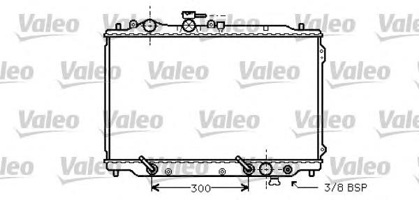 Radiador de esfriamento de motor 734581 VALEO