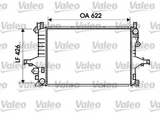 Radiador de esfriamento de motor 8601585 Volvo