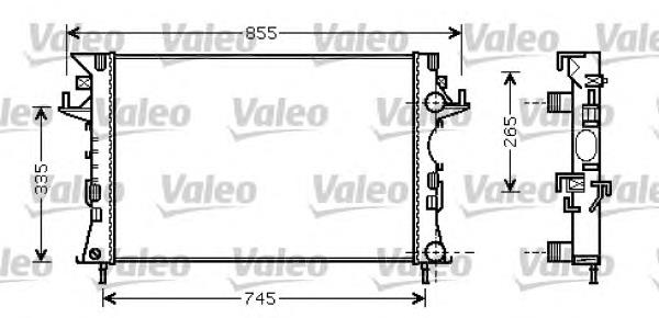 0420170058B Depo/Loro radiador de esfriamento de motor