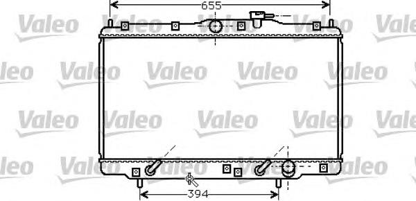 734747 VALEO radiador de esfriamento de motor