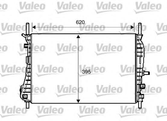 734699 VALEO radiador de esfriamento de motor