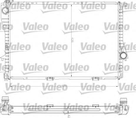 734277 VALEO radiador de esfriamento de motor