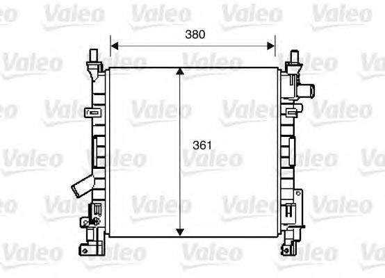 Radiador de esfriamento de motor 1361841 Ford