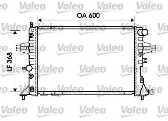 734388 VALEO radiador de esfriamento de motor