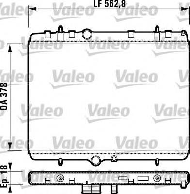 Radiador de esfriamento de motor CR1501000S Mahle Original