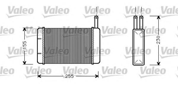 Radiador de forno (de aquecedor) 812057 VALEO