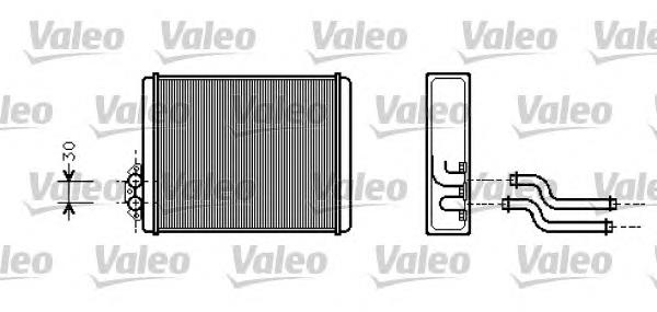 Radiador de forno (de aquecedor) 812326 VALEO