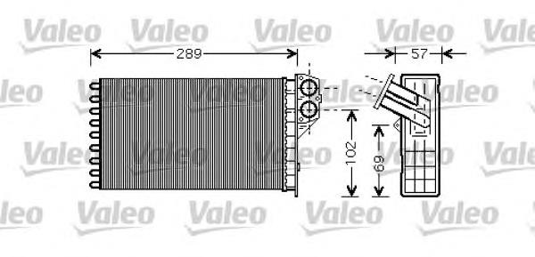 812322 VALEO radiador de forno (de aquecedor)