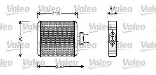 812323 VALEO radiador de forno (de aquecedor)