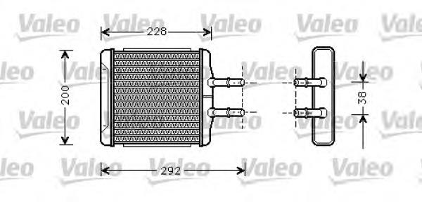 812335 VALEO radiador de forno (de aquecedor)