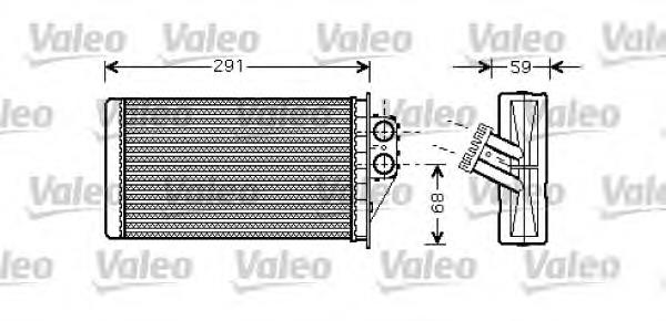 812339 VALEO radiador de forno (de aquecedor)