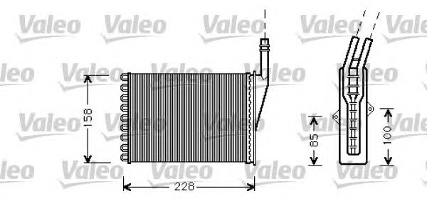 812287 VALEO radiador de forno (de aquecedor)