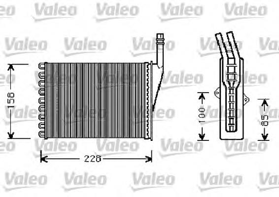 812288 VALEO radiador de forno (de aquecedor)