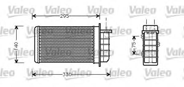 812281 VALEO radiador de forno (de aquecedor)