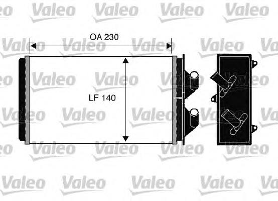 812303 VALEO radiador de forno (de aquecedor)