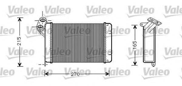 812296 VALEO radiador de forno (de aquecedor)