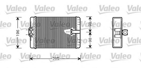 812366 VALEO radiador de forno (de aquecedor)