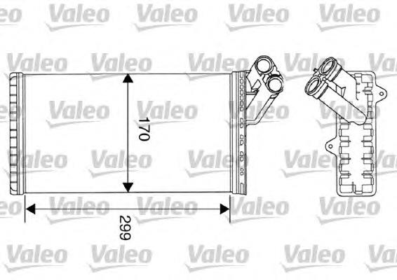 812116 VALEO radiador de forno (de aquecedor)