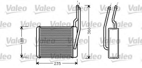 812274 VALEO Радиатор отопителя салона