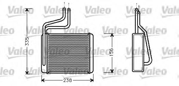 Radiador de forno (de aquecedor) para Ford Mondeo (B4Y)