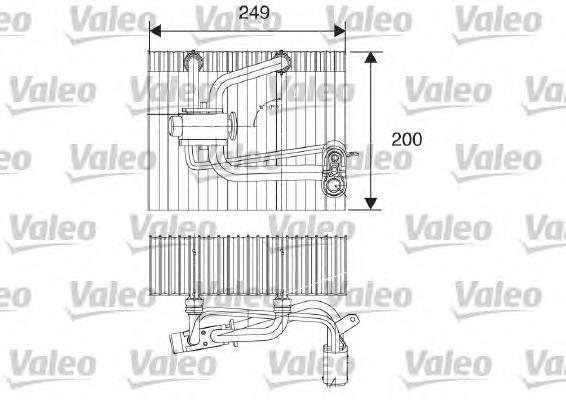 817209 VALEO vaporizador de aparelho de ar condicionado