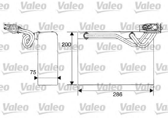 817278 VALEO vaporizador de aparelho de ar condicionado