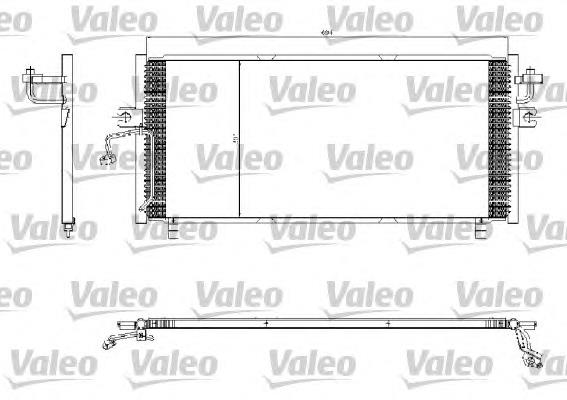 817253 VALEO radiador de aparelho de ar condicionado