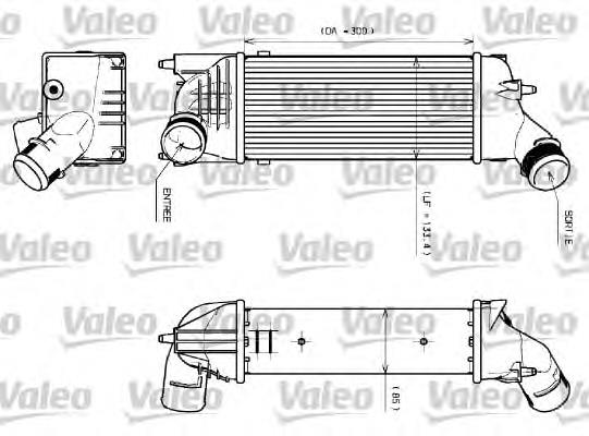 817639 VALEO radiador de intercooler