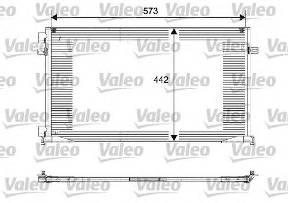 817644 VALEO radiador de aparelho de ar condicionado