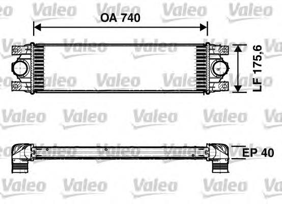 817637 VALEO radiador de intercooler