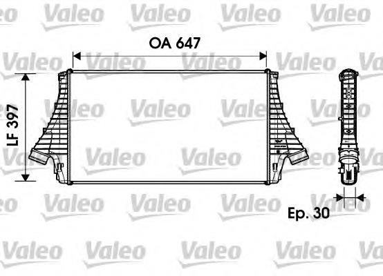 817729 VALEO radiador de intercooler