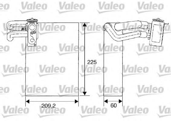 Vaporizador de aparelho de ar condicionado para Dacia Sandero (BS0, 1)