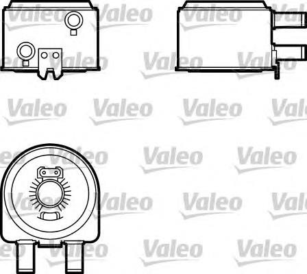 817704 VALEO radiador de óleo (frigorífico, debaixo de filtro)