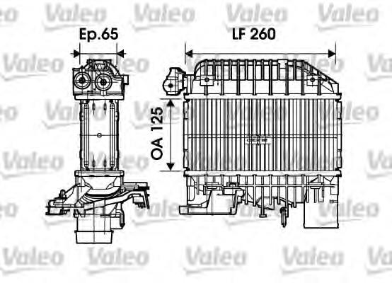 817698 VALEO radiador de intercooler