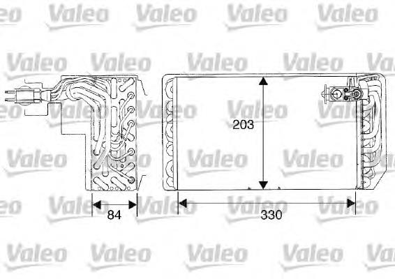 817467 VALEO vaporizador de aparelho de ar condicionado