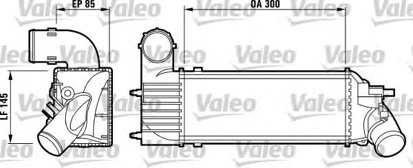 817437 VALEO radiador de intercooler