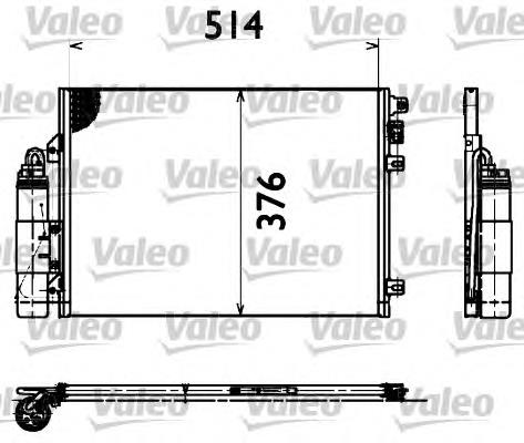 817428 VALEO radiador de aparelho de ar condicionado