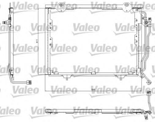 Radiador de aparelho de ar condicionado 817563 VALEO