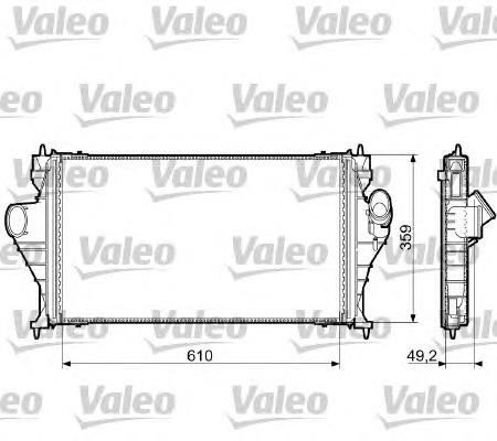 Radiador de intercooler 0384F7 Peugeot/Citroen