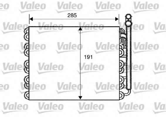 Vaporizador de aparelho de ar condicionado 817510 VALEO