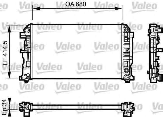 9065000402 China radiador de esfriamento de motor