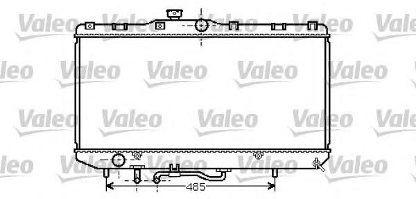 Radiador de esfriamento de motor 734839 VALEO