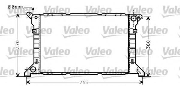 1030491 Ford radiador de esfriamento de motor