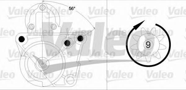 458196 VALEO motor de arranco