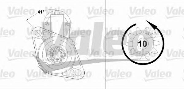 458215 VALEO motor de arranco