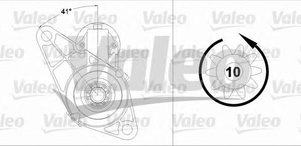 458214 VALEO motor de arranco