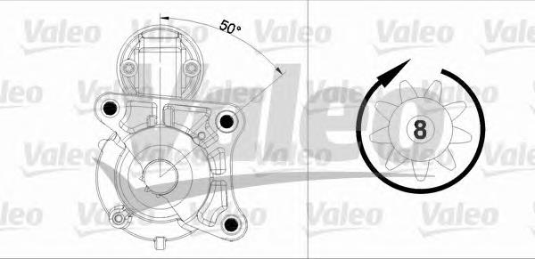 458179 VALEO motor de arranco